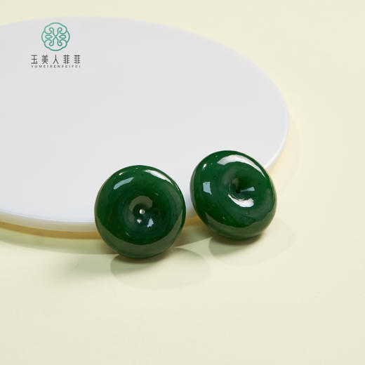 碧玉吊坠-平安扣约30mm 商品图0