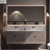 台纯法式一体浴室柜盆复古卫生间组合陶瓷洗漱洗脸盆橡木直销洗手 商品缩略图2