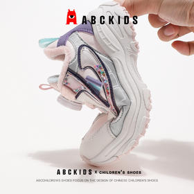 ABCkids童鞋儿童二棉鞋冬季加绒运动鞋女童休闲保暖棉鞋女孩童鞋