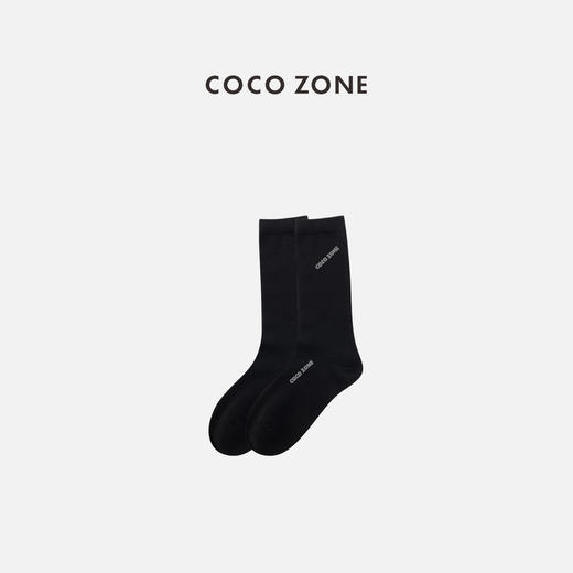 COCO ZONE 【三双】简约纯色透气女士中筒袜CC2C2232 商品图4