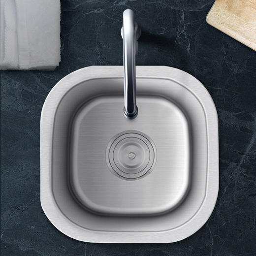 不锈钢厨房304 洗菜水槽家用盆洗菜博威雅水槽洗碗池洗菜厨房厨具 商品图2