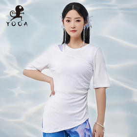 壁虎瑜伽【2410SY297】亲肤宽松短袖T恤（无胸垫）【5天发货】