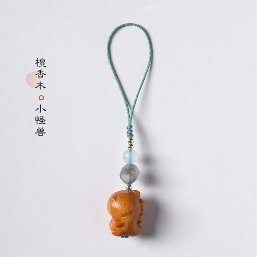 奥凸曼与小怪兽檀香木挂件 商品图5