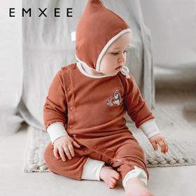 【宝宝服饰】嫚熙桑蚕丝双奶绒婴儿连体衣早秋装冬季男女宝新生儿保暖衣服新款