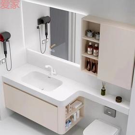 卫浴盆可丽耐马桶轻奢国产洗脸池组合智能浴室柜jbK延长洗手一体