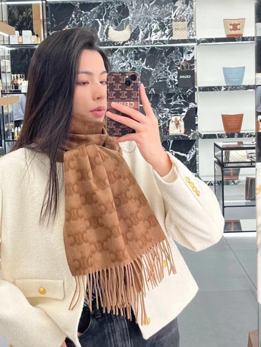 CELINE | 交织字母山羊绒围巾（AN） 商品图6