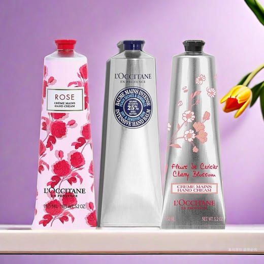 【双12嗨购节】【全球购】L'occitane欧舒丹乳木果/甜蜜樱花/瑰香之心护手霜150ml 保湿滋润 指尖细腻 怡人清香·现货速达 商品图0