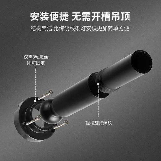 灯灯灯客厅天际线别墅照明led灯具灯带三棵线性松线条无主灯钢带 商品图1