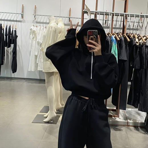 JNBY/江南布衣连帽短款卫衣100605 商品图1