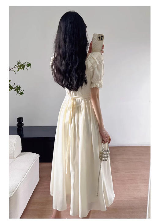 裁缝学苑AS351法式复古宫延风劳拉裙收腰连衣裙纸样女装裙子打板 商品图3