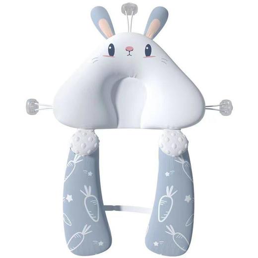 【婴儿多功能三合一定型枕】新生儿防偏头扁头调节枕宝宝排气安抚枕四季 商品图4