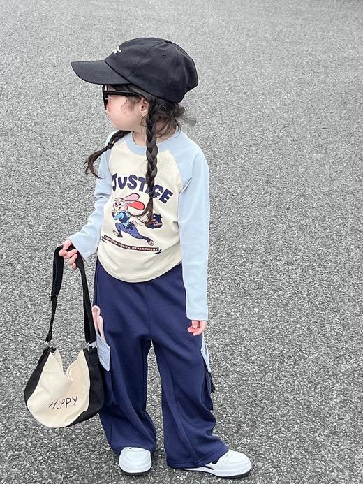 ☺️朱迪兔子🐰警官报道❗️【伊泺杉兔子警官三件套】🥰出门会被问爆的一款套装🔥 ♥️打底衫➕连帽外套➕工装裤➕青春气息瞬间拉满！ 商品图5