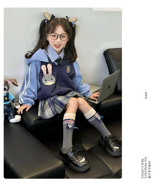 ☺️朱迪兔子🐰警官报道❗️【伊泺杉兔子警官三件套】🥰出门会被问爆的一款套装🔥 ♥️打底衫➕连帽外套➕工装裤➕青春气息瞬间拉满！ 商品图2