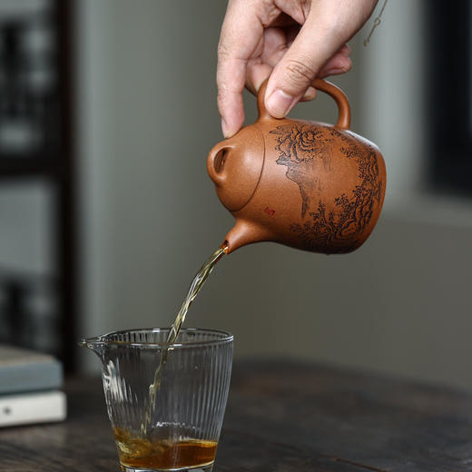 【青山特惠】宜兴 原矿降坡泥 秦权 手工紫砂壶.200cc. 王强 商品图7