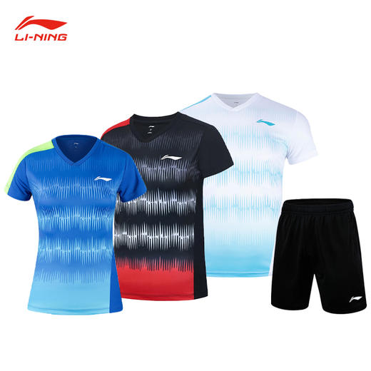 李宁 羽毛球服 男女同款 比赛套装 AATT019/AATT020 商品图0