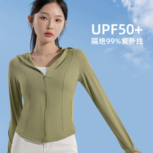 【1件顶6件！抵挡日晒强光】夏日必备，2024新款修身防晒衣女，黑胶帽檐防晒服，户外运动透气防晒外套。轻盈舒适，防晒抗UV，让你尽情享受户外阳光！ 商品图1
