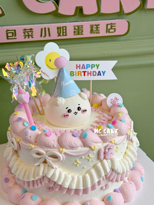 chiikawa吉伊卡哇立体手绘蛋糕 商品图0