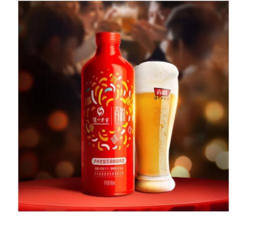 泸州老窖百调精酿啤酒 百调精酿啤酒 980mL*4瓶 喜庆版 商品图2