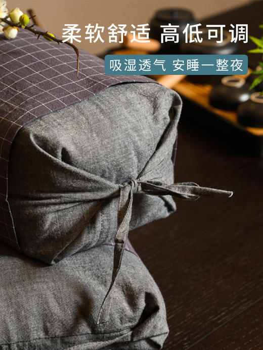 怀菊花荞麦枕  以正宗怀菊和优质甜荞麦填充   天然的助眠神器  安睡一整夜 商品图1