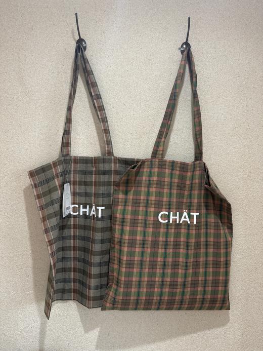 Nouvelles 格纹字母帆布袋 商品图3