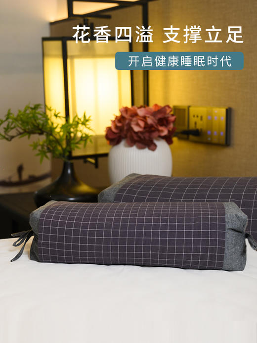 怀菊花荞麦枕  以正宗怀菊和优质甜荞麦填充   天然的助眠神器  安睡一整夜 商品图3
