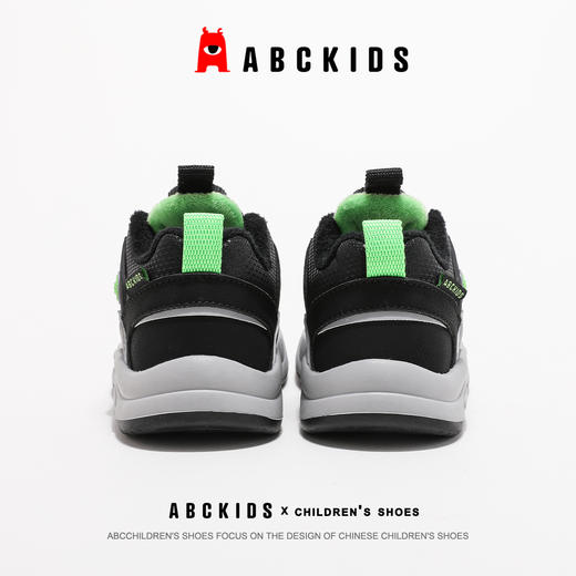 ABCkids童鞋男童中大童运动鞋加绒二棉鞋冬季童鞋保暖儿童棉鞋 商品图6