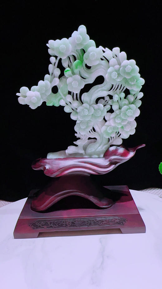 620344翡翠摆件【喜上眉梢 一路相伴】 商品图5