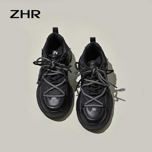 ZHR情侣款老爹鞋2023新款时尚透气鞋子男厚底ins潮款爆款情侣鞋子 商品图5