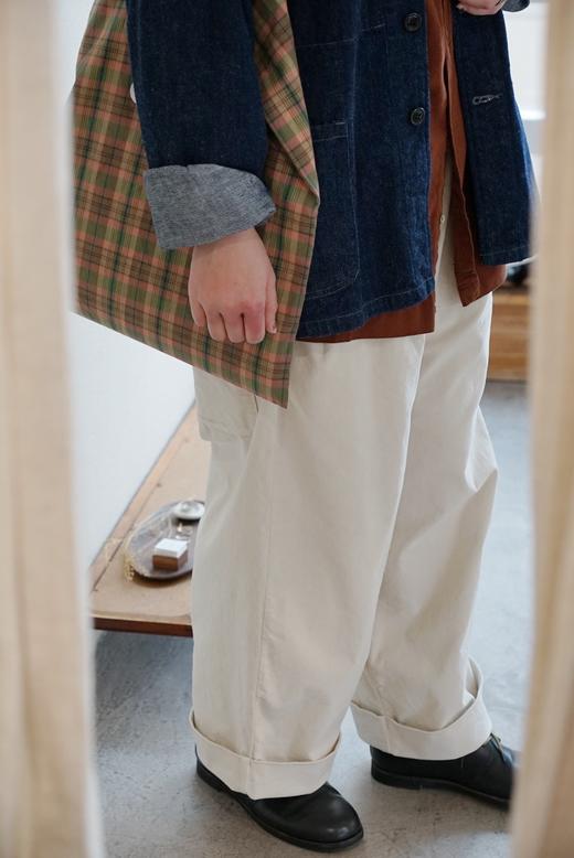 Nouvelles 格纹字母帆布袋 商品图1