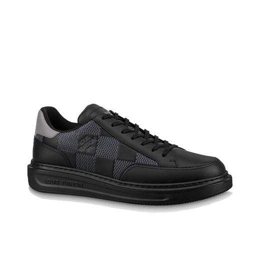 LouIs VUITTON Beverly Hills 牛皮 舒适休闲 低帮 时尚板鞋 男款 黑色（HC） 商品图1