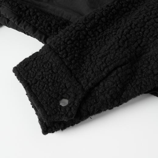 ROMI STUDIO“温暖过冬”绵羊毛混纺大颗粒绒宽松立领外套 431WS092 商品图6