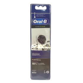 Oral-B欧乐B电动牙刷替换牙刷头2个装（黑炭洁净针对牙菌斑）