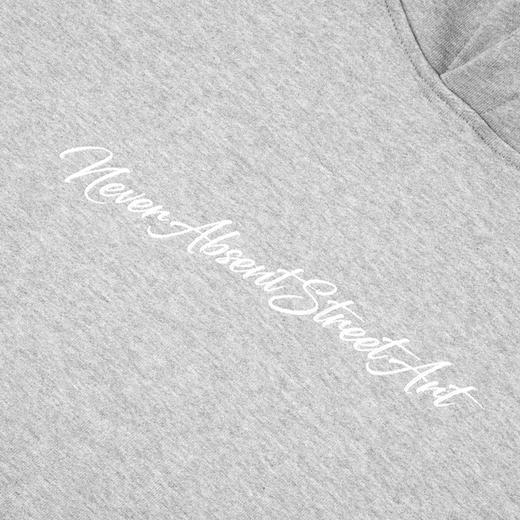 S.LAB | NASA系列灰色短宽插肩帽衫 商品图3