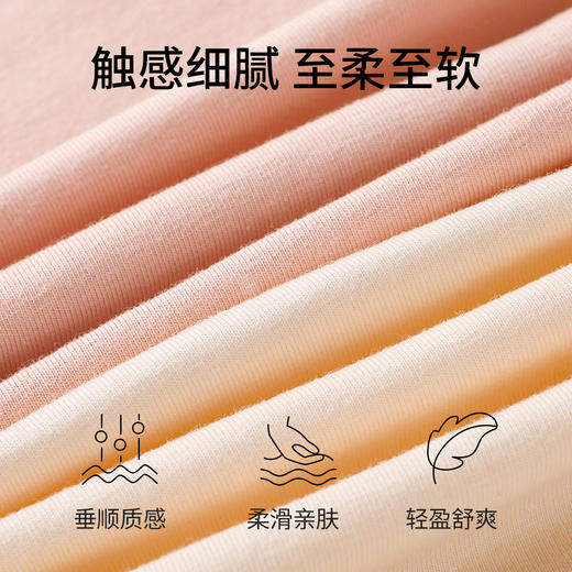 【100%棉加长裆】3条高弹透气无痕中高腰收腹提臀女士内裤女  舒柔奶芙【下架】 商品图1