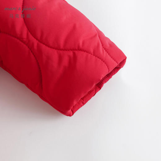 马克珍妮秋冬装 男女童国风新中式交领夹棉保暖外套 241192 商品图4