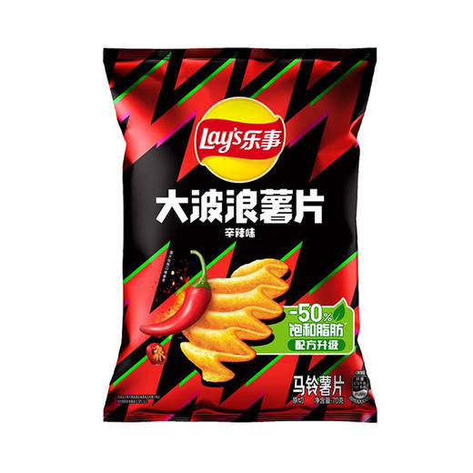 乐事大波浪薯片辛辣味马铃薯片40g/袋 商品图0