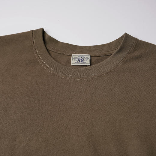 ROMI STUDIO “*复古” 洗水棉雾面磨毛圆领针织短袖T恤431T9119 商品图7