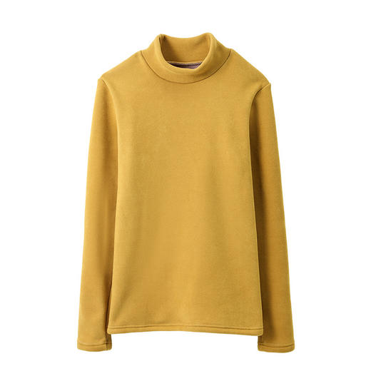 【德绒双倍暖 上衣打底衫】新款女士打底衫，修身显瘦，柔似初生肌。德绒科技保暖黑科技，温暖内外。多色可选，内外皆可！ 商品图4