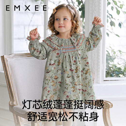 【宝宝服饰】EMXEE嫚熙女童连衣裙 商品图3
