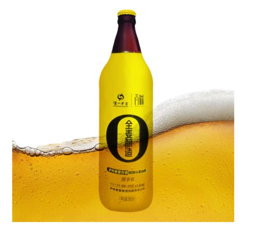 泸州老窖百调精酿啤酒 全麦酿造 980mL*4瓶 商品图5