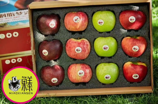 📦喵菓基地～三色苹果【维纳斯黄金➕胭脂梦露黄金苹果➕王林苹果➕黑卡苹果➕红露苹果】 商品图1