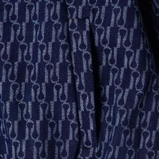 WT75新款韩版潮流印花短裤牛仔外套百搭复古拼接撞色上衣夹克 商品图3