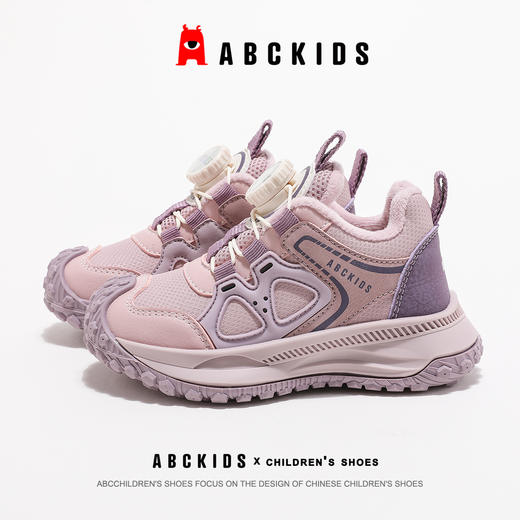 ABCkids童鞋女童加绒运动鞋冬季儿童鞋子二棉鞋女孩童鞋保暖棉鞋 商品图13