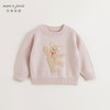 马克珍妮女童萌趣提花仿驼绒针织毛衣2024年秋冬新款241507 商品缩略图3