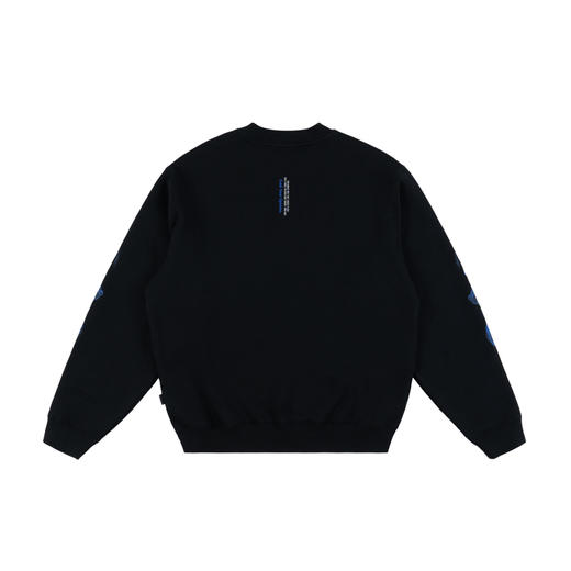 BK2024秋季红蓝火焰套头圆领长袖卫衣 商品图8