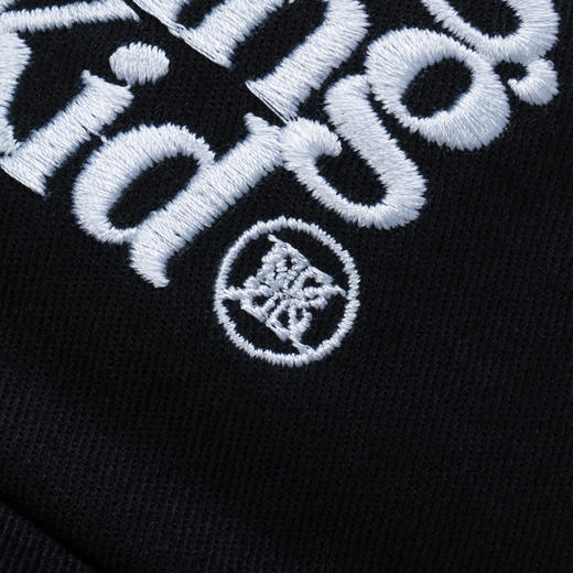 BK2024秋季KKK基础黑色刺绣平檐帽 商品图5