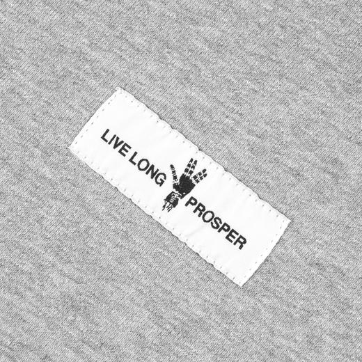 S.LAB | NASA系列灰色短宽插肩帽衫 商品图2