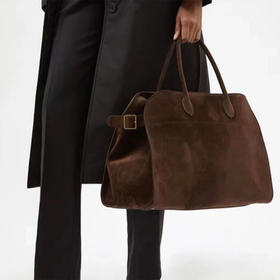 【顺丰包邮】53557 洛诗琳美拉德高级感乌木棕羊京皮托特包0151