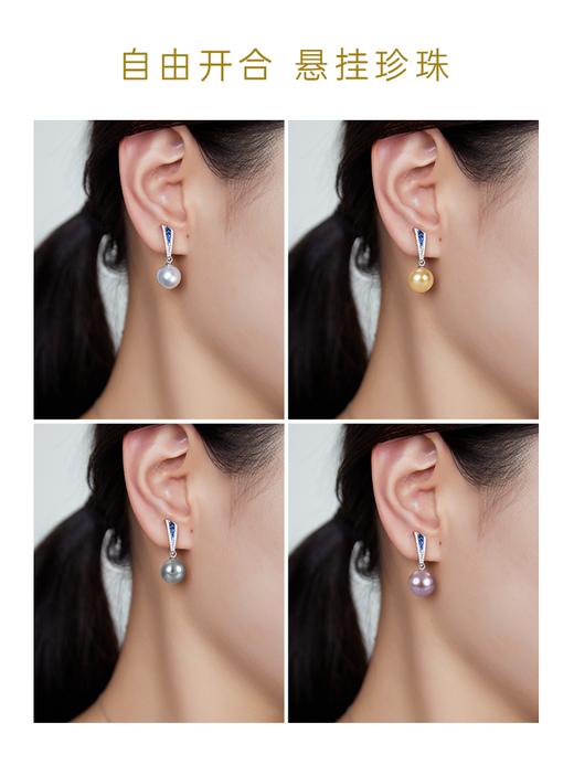 【天猫同款】18k金两戴款钻石耳夹  蓝翎 商品图4