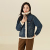【高货xg】全新升级【铂金会员266/天猫359/差价93】(13306) 洛诗琳韩版百搭牛仔加绒外套女冬季新款加厚夹克保暖棉服 商品缩略图2